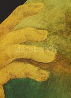 1973 Plusz mínusz egy nap c. film plakátja, rendezte: Fábri Zoltán, ofszet, papír, jelzés nélkül, la...