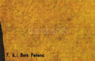 1973 Plusz mínusz egy nap c. film plakátja, rendezte: Fábri Zoltán, ofszet, papír, jelzés nélkül, la...