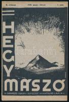 1930 Hegymászó. A Budapesti Turista Egyesület hivatalos lapja. II. évf. 1. szám 20p.