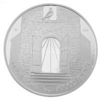 2017. 10.000Ft Ag "A reformáció 500. évfordulója" kapszulában, tanúsítvánnyal (31,46g/0,925/38,61mm) T:PP