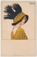 1913 Mode. Wiener Werkstätte No. 591. s: Mela Koehler (EK)