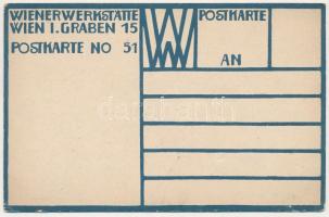 Schmuckkarte. Wiener Werkstätte No. 51. s: Gustav Kalhammer (fl)
