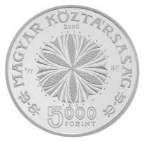 2006. 5000Ft Ag "Bartók Béla" kapszulában, tanúsítvánnyal (31,46g/0,925/38,61mm) T:PP