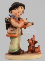 1935-1949 Hummel "Puppy Love" figura. Jelzett, ujja sérült, m: 13 cm