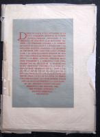 1926 Szállodások nemzetközi egyesülete díszebéd menükártya magyar-német-latin / Menu card of the Hot...