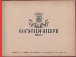 cca 1930 Salem Gold-Film-Bilder Album 2. Német cigarettakép gyűjtőalbum a kor híres színészeinek és ...