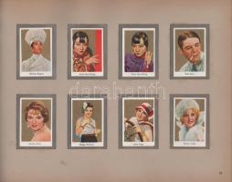 cca 1930 Salem Gold-Film-Bilder Album 2. Német cigarettakép gyűjtőalbum a kor híres színészeinek és ...