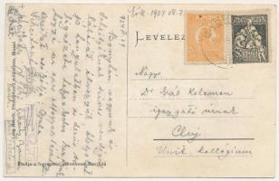 1924 Bonyha, Szászbonyha, Bahnea; Gyógyszertár. Fogyasztási Szövetkezet kiadása, Lang Henrik (Brassó...