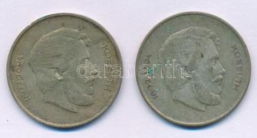 1947. 5Ft Ag "Kossuth" (2x) T:F patina
Adamo F8.1