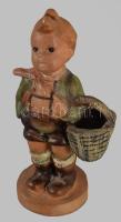 Hummel Cop. kerámia figura, jelzett, kopással, m: 16 cm