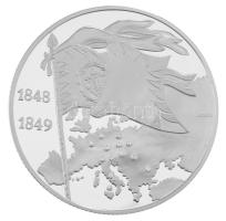 1998. 2000Ft Ag "Az 1848-49-es forradalom és szabadságharc 150. évfordulója" kapszulában, tanúsítvánnyal (31,46g/0,925/38,61mm) T:PP