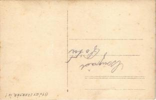 Csongrád, Fő tér, gyógyszertár, üzletek. photo