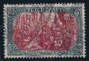 Deutsches Reich 1900 Mi 66 "REICHSPOST" nagyon ritka kifogástalan darab RRR! (Mi EUR 500.-)