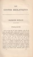 Balzac, Honoré de: 
Les contes drolatiques. Colliges ez Abbayes de Touraine. Vol. I-II. [Teljes mű ...