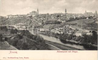 Znojmo with the river Dyje