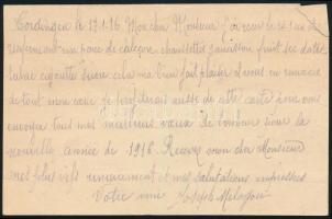 Deutsches Reich 1916 (sérült sarok / torn corner)