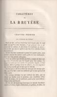 La Bruyére, [Jean de] - La Rochefoucauld, [Francois]:
Les caracteres de La Bruyére. Réflexions ou S...