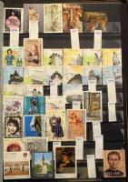 Ausztria gyűjtemény erős modern résszel, A/4-es és közepes berakóban + 2 db füzetben