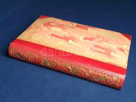 Goncourt, Edmond - Goncourt, Jules:  Marie Antoinette. Übersetzt ind herausgegeben von Konrad Merling. München, 1923. Rösl & Cie. Verlag (Buchdruck von Julius Klinkhardt in Leipzig). 1 t. (címkép) + 343 + [1] p. A Goncourt-fivérek, azaz Edmond (1822-1896) és Jules (1830-1870) Goncourt a XIX. századi francia irodalom és művelődéstörténet-írás meghatározó szerzői. Műgonddal kidolgozott regényeiket, illetve korrajzaikat közösen írták, a kortárs és történelmi valóság számos fellelhető dokumentumát elsőként szőtték műveikbe, és nem zárkóztak el az élet zaklatottabb részeinek, árnyoldalainak ábrázolásától sem. Ekként a Goncourt-fivérek a naturalista, sőt a lélektani regényírás alapítói is egyben. Rendkívüli műgonddal írt regényeiket ugyanakkor csak a szűkebb szakma olvasta, valódi népszerűséget csak az írótársaik között értek el. A tragikus sorsú, 1793-ban kivégzett Marie Antoinette francia királynéról írt korrajzuk eredeti nyelven először 1858-ban jelent meg, első német fordítása az 1860-as években látott napvilágot. Példányunk a mű modern fordításából származik. Díszesen aranyozott gerincű kiadói félbőr kötésben, felül aranyozott lapszélekkel. Dekoratív, szép példány.