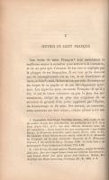 Sabatier, Paul: 
Vie de S. Francois d'Assise.
Paris, [1912 körül]. Libraire Fischbacher (Impr...