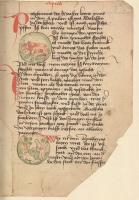 (Medizinisch-Astrologisches Volkskalender.) [15. század második végéről származó, német nyelvű, illu...