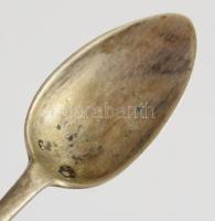 Ezüst (Ag) kanál, h: 10,5 cm, jelzett, nettó 10,8g