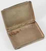 Ezüst (Ag) dobozka, jelzett, 5,5x8 cm, nettó 54g