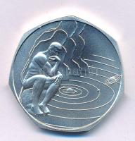 1999. 2000Ft Ag "A 2000. évforduló" kapszulában, tanúsítvánnyal (20g/0,925/34mm) T:BU