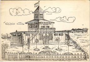 Zamárdi, a budafoki református egyház balaton-zamárdi-i üdülője (EK)