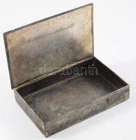 Tevan Margit díszdoboz, jelzett, 10x15 cm