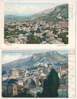 Mostar - 2 pre-1945 town postcards