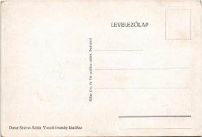 Balaton, térkép. Klösz Gy. és Fia grafikai műintézet, Duna-Száva-Adria Vasúttársaság kiadása (EK)