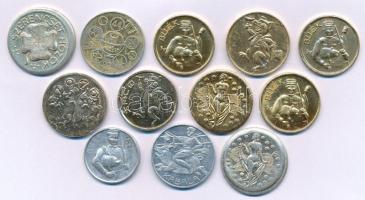 12db-os újévi "BÚÉK szerencsepénz" zseton tétel T:vegyes