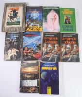 Vegyes, nagyrészt sci-fi könyvtétel, 21 db: közte Stanislaw Lem: Éden, Arthur C. Clark: Randevú a Rá...