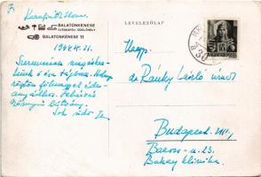 1944 Balatonkenese, Székesfővárosi üdülőhely (fa)