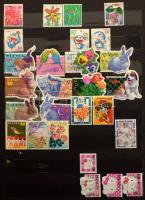 Japán gyűjtemény, benne nagyon szép modern anyag, sok ezer különféle bélyeg a 2010-es évekig, 6 db A...