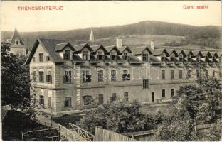 1911 Trencsénteplic, Trencianske Teplice; Garni szálloda. Wertheimer Zsigmond kiadása / Hotel Garni (EK)