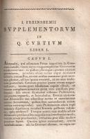 Rufus, Quintus Curtius: 
Historia Alexandri Magni. Adiecta sunt Supplementa Freinshemii. Editio ste...