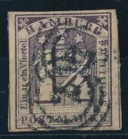 Német államok - Hamburg 1864 Mi 8 (Mi EUR min. 100.-)