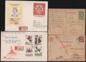 1931-1991 28 db futott levél, emléklap, díjjegyes közte sorokkal, blokkokkal is.