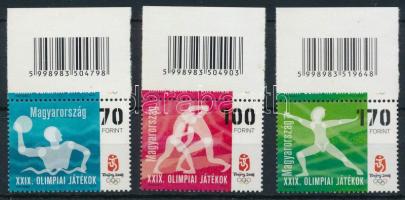 2008 Olimpia XIII. - Peking ívszéli sor vonalkódokkal