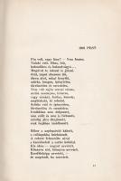 [Boncza Berta] Csinszka: 
Csinszka versei. Vészi József bevezető írásával.
[Budapest], (1931). (Ál...
