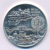 1990. 500Ft Ag "Budai vár" kapszulában (28g/0,900/40mm) T:BU