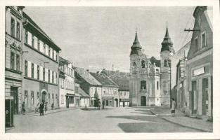 Rozmital pod Tremsínem square with church