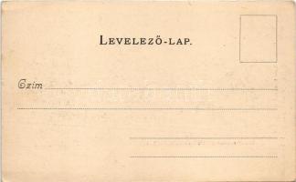 Balatonfüred, Balatoni részlet, yachtok és csónakok. Köves és Boros 26. sz. (EK)