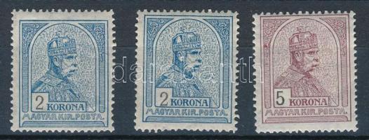 1913 Turul 2 x 2K, 5K álló vízjellel (21.100)