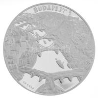 Bognár György (1944-) "Országház / Budapest" jelzett Ag emlékérem kapszulában, tanúsítvánn...