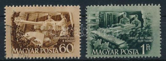 1952 Bányásznap sor számvízjellel