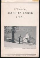 Spemanns Alpen Kalender 1931. Kb 104 képes oldalt tartalmazó képe alpesi naptár. 16x24 cm
