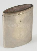 Régi fém gyufatartó, 6x4,5 cm